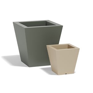 Macetero Cono Cuadrado Simple Vondom