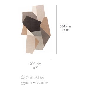 Alfombra Loko Natural GAN