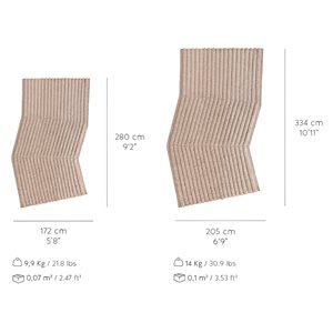 Alfombra Lines Brown GAN