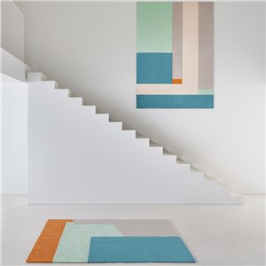 Alfombra Weave Meeting Point blue GAN