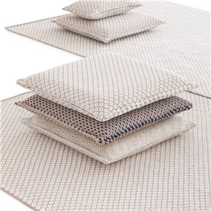 Alfombra Nomad Tuareg white GAN