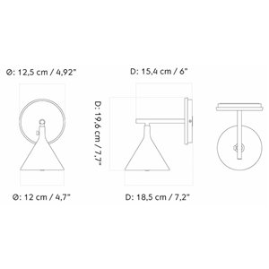 Aplique Cast Sconce Audo Copenhagen