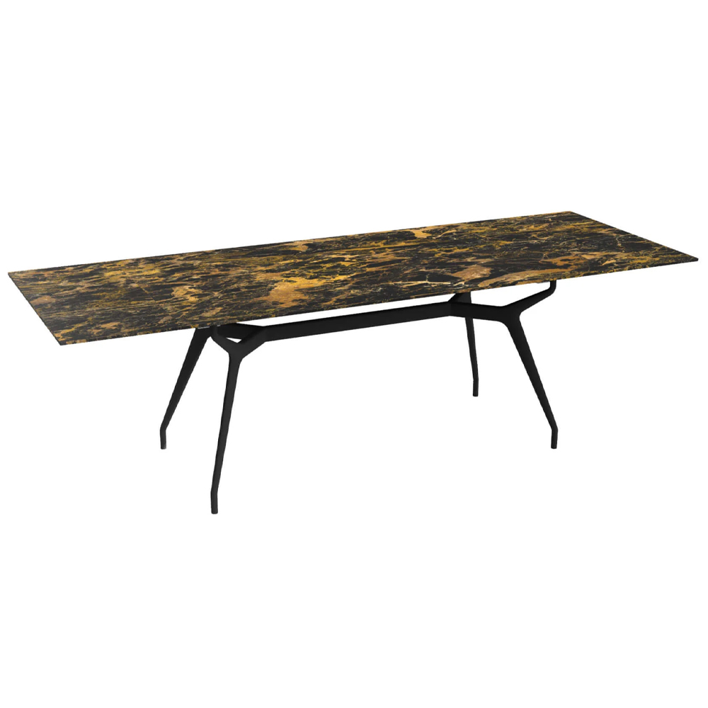 Mesa Arkos rectangular extensible cerámica Sovet Italia