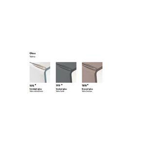 Mesa redonda Arkos XXL cristal Sovet Italia
