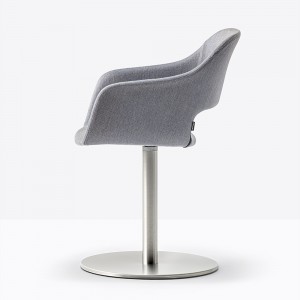 Sillón Babila giratoria tapizado Pedrali