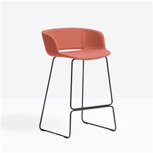 Taburete Babila 2747/2-2748/2 tapizado Pedrali