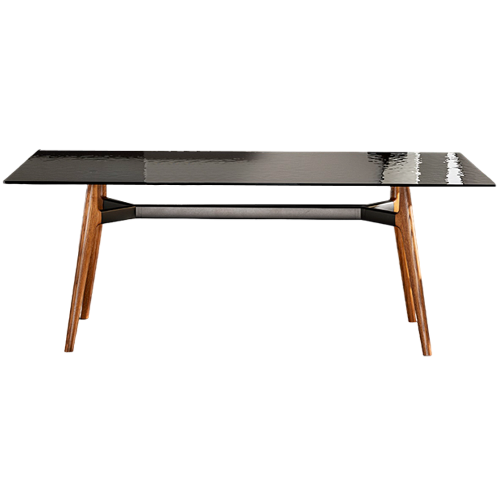 Mesa Lewood rectangular cristal Sovet Italia