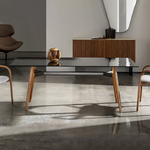 Mesa Lewood rectangular cristal Sovet Italia