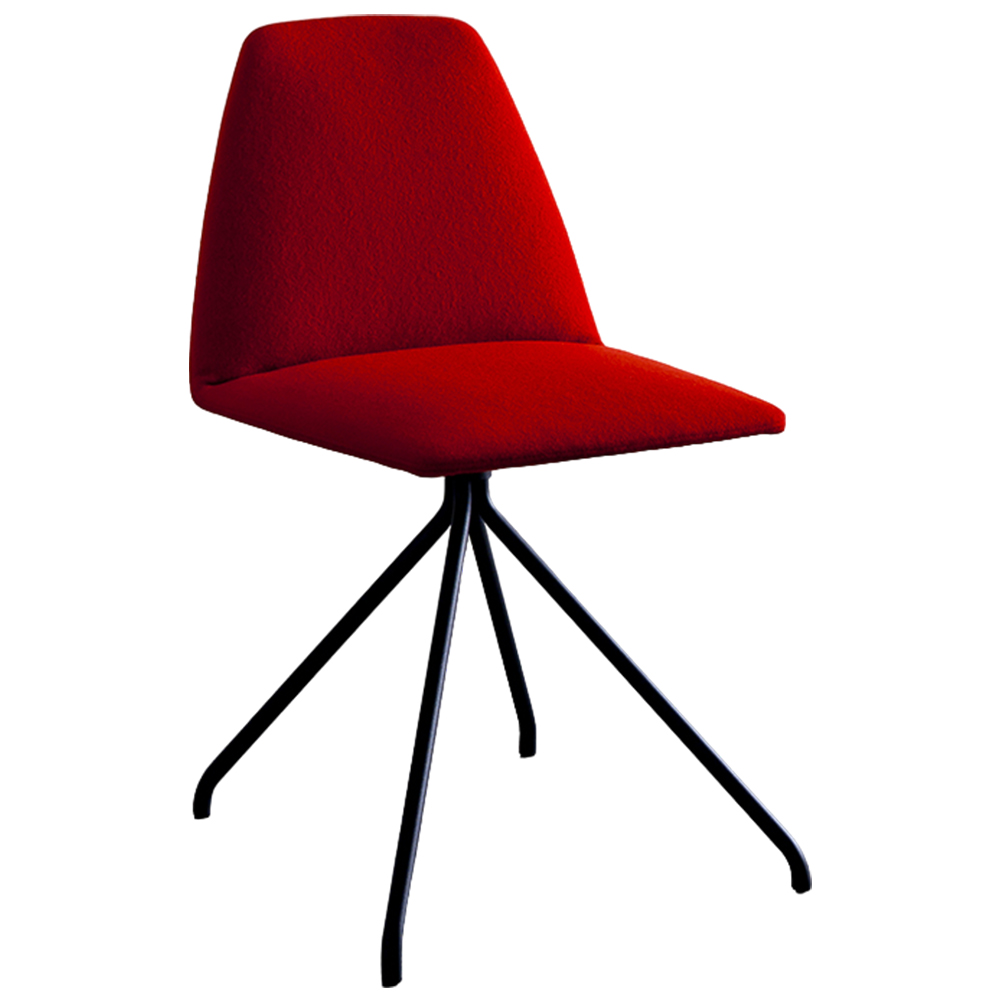 Silla Sila Trestle tapizada Sovet Italia