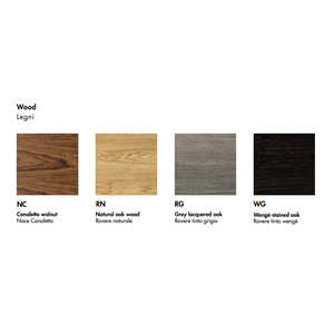 Mesa centro Regolo triangular madera Sovet