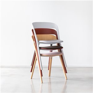 Silla Pila Tapizada Magis