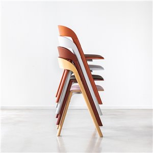 Silla Pila Tapizada Magis