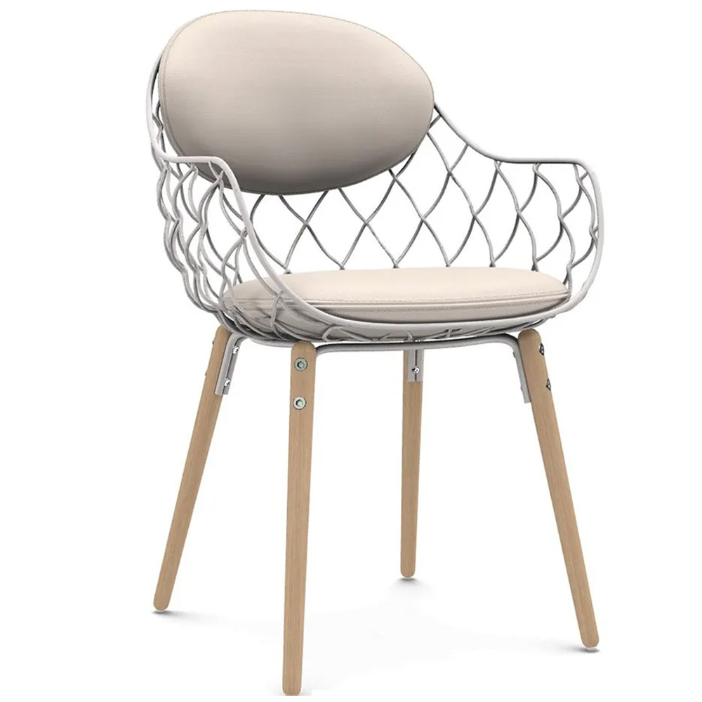 Silla Piña Cojines Acero Magis