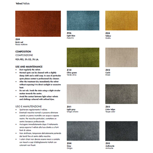 Banco Slim tapizado Sovet Italia