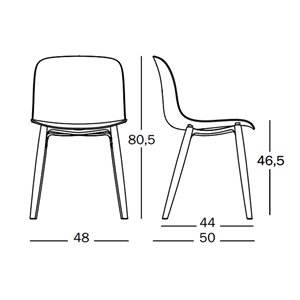 Silla Troy Madera Magis
