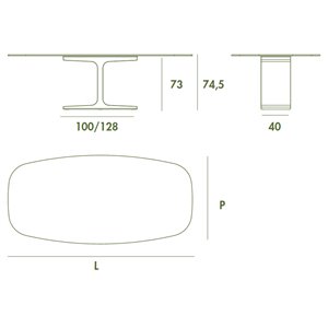 Mesa Palace shaped Outdoor Sovet Italia