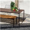 Mesa Slim rectangular cerámica Outdoor Sovet Italia