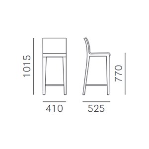 Taburete Young 428 Pedrali