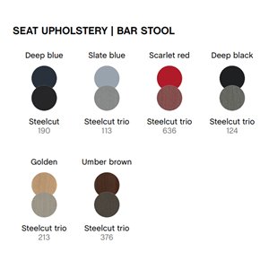 Taburete bar Rey tapizado Hay