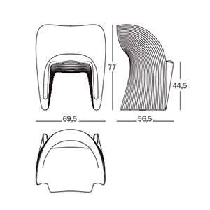 Butaca Raviolo Magis