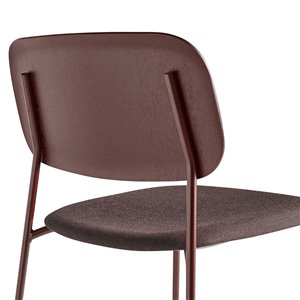 Silla Soft Edge 40 asiento tapizado Hay