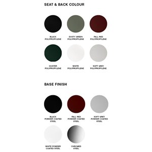 Silla Soft Edge 45 asiento tapizado Hay