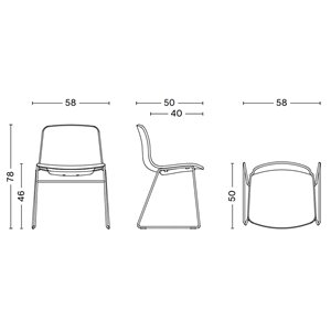 Silla AAC 08 tapizado frontal Hay