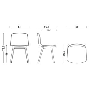 Silla AAC 12 tapizado frontal Hay