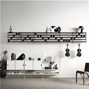 Estante para revistas metálico String Furniture