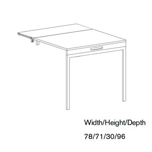 Mesa plegable String Furniture