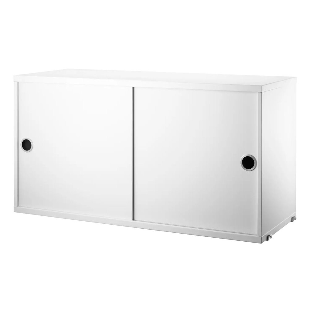 Cabinet con puertas corredoras - White