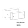 Cabinet con puertas corredoras String Furniture