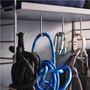 Ganchos para estantes metálicos String Furniture