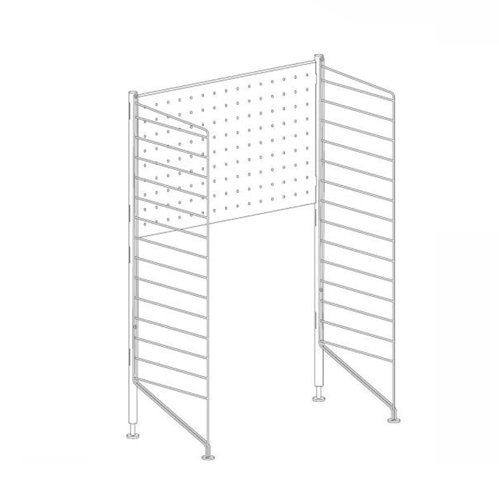 Panel trasero galvanizado String Furniture