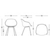 Silla AAC 226 tapizado frontal Hay