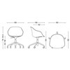 Silla AAC 253  tapizada Hay