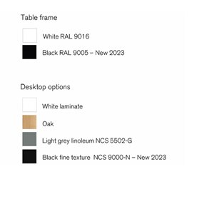 Escritorio de altura regulable String Furniture