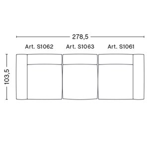 Sofá Mags Soft 3 plazas Hay