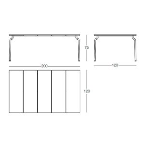 Mesa South teca Magis