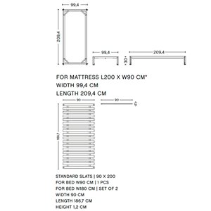 Cama Connect individual Hay