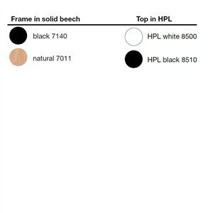 Mesa Steelwood Cuadrada Magis