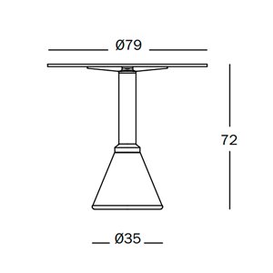 Mesa Table_One Bistrot Redonda Magis