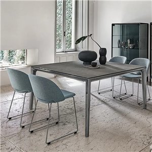 Mesa Duke fija Mármol Bontempi