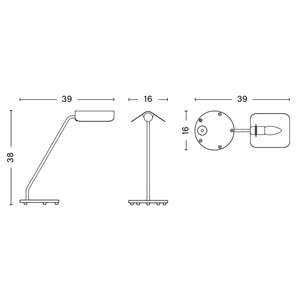Lámpara sobremesa Apex Desk Hay