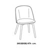 Silla Agatha madera Bontempi