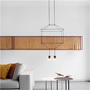 Lámpara suspensión Wireflow Vibia