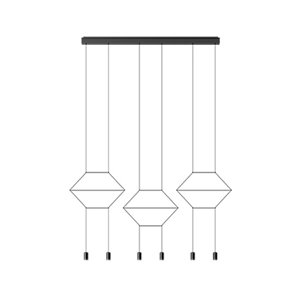 Lámpara suspensión Wireflow Lineal Vibia