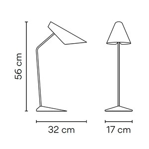 Lámpara sobremesa I.cono Vibia
