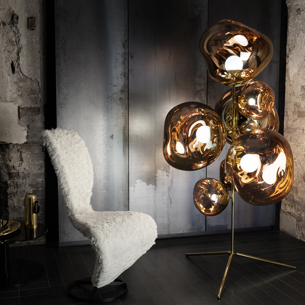 Lámpara pie Melt Chandelier de Tom Dixon. Iluminación de diseño ...