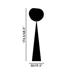 Lámpara pie Melt Cone Fat Tom Dixon